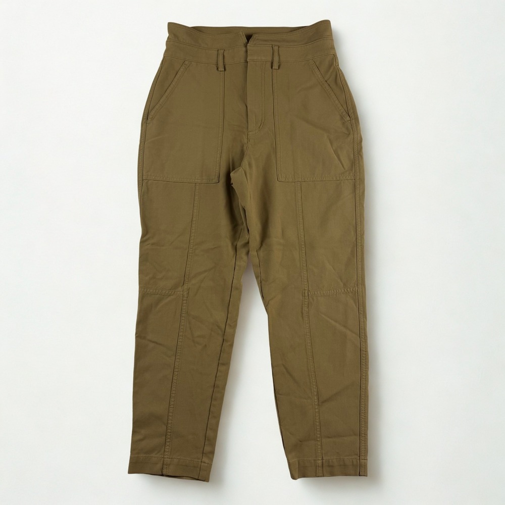 Banana Republic Utility Pants Womens 6 Brown Contemporary Neutral NO BELT - Picture 3 of 12